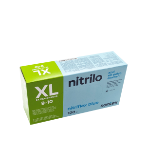 Nitrilhandske Nitriflex Blue XL