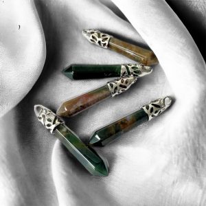 Moss Agat kristallhänge