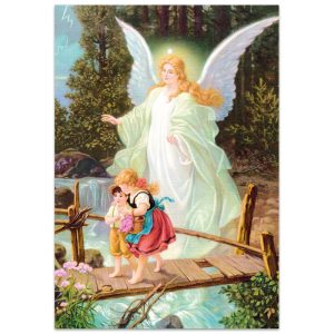 Affisch – Skyddsängel, 2 barn