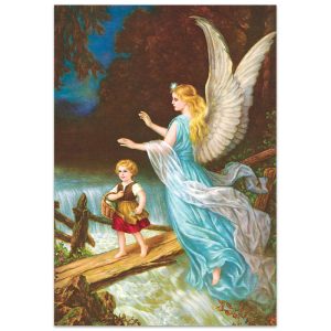 Affisch – Skyddsängel, flicka