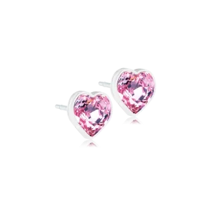 MP Heart 6 mm, Light Rose