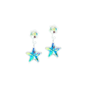 MP Pendant Star 4/6 mm, Rainbow