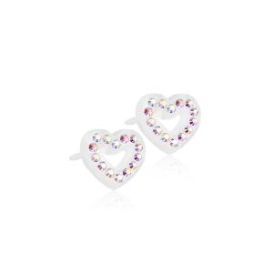 MP Brilliance Heart Hollow 10 mm, Rainbow