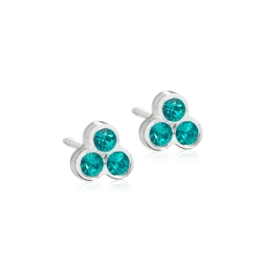 MP Clover 6 mm, Blue Zircon