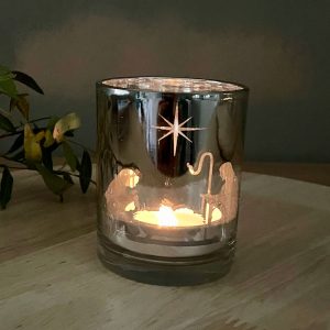 Ljuslykta – Julkrubba